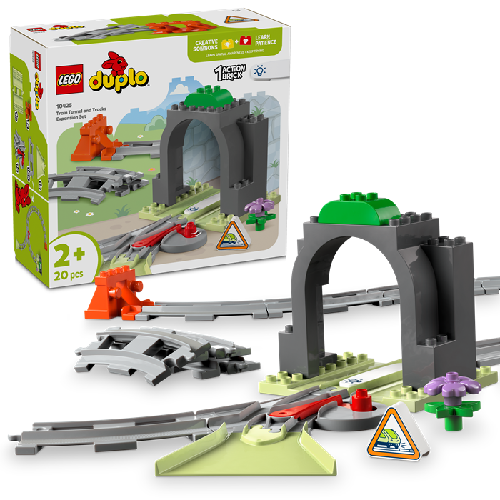 LEGO 10425 Duplo Trains Train Tunnel And Tracks Expansion Set