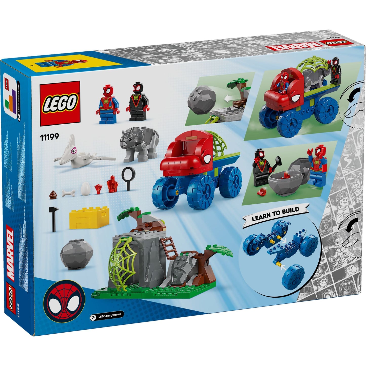LEGO 11199 Marvel Spidey and His Amazing Friends Team Spidey Dino Crawler Rescue