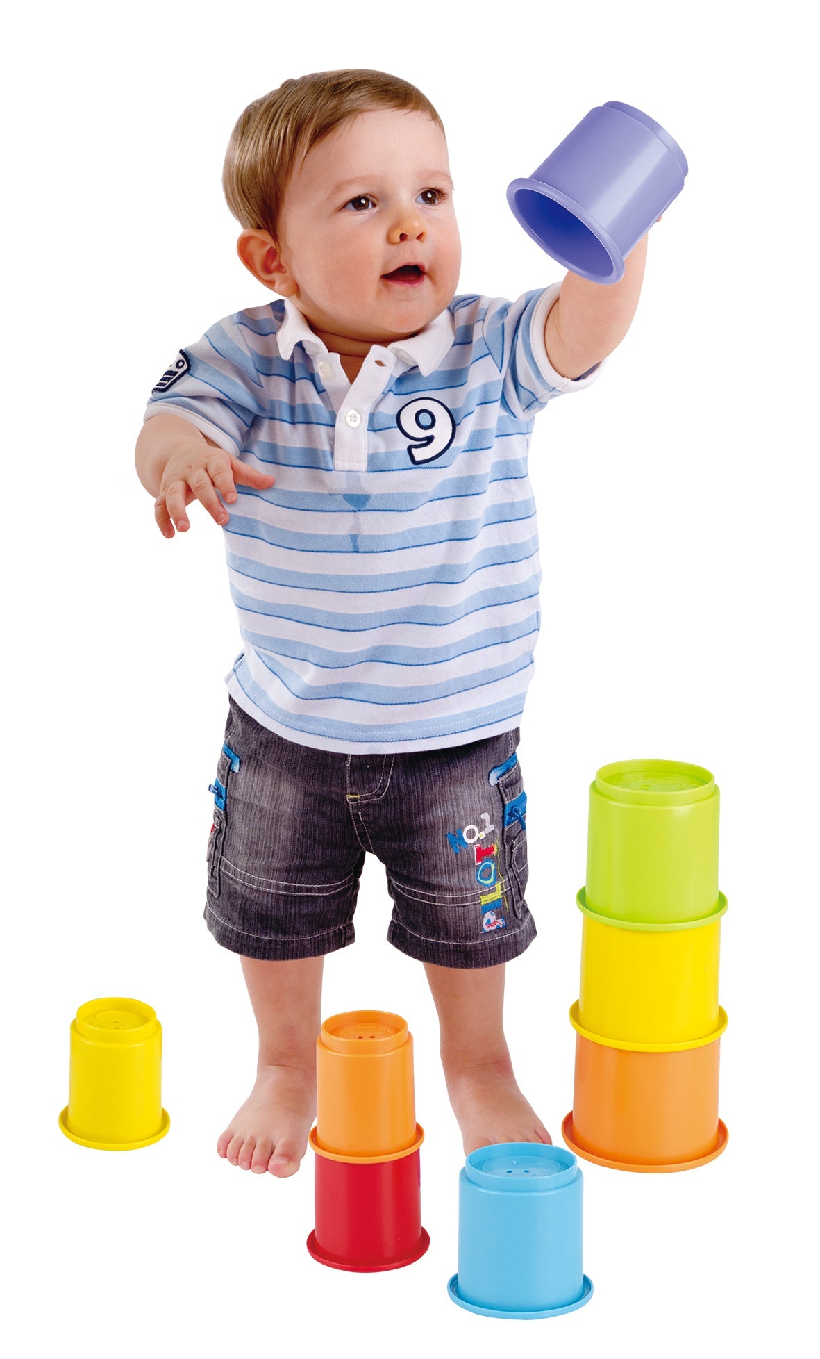 Playgo Toys Ent. Ltd. Bio Rainbow Stackin Cups
