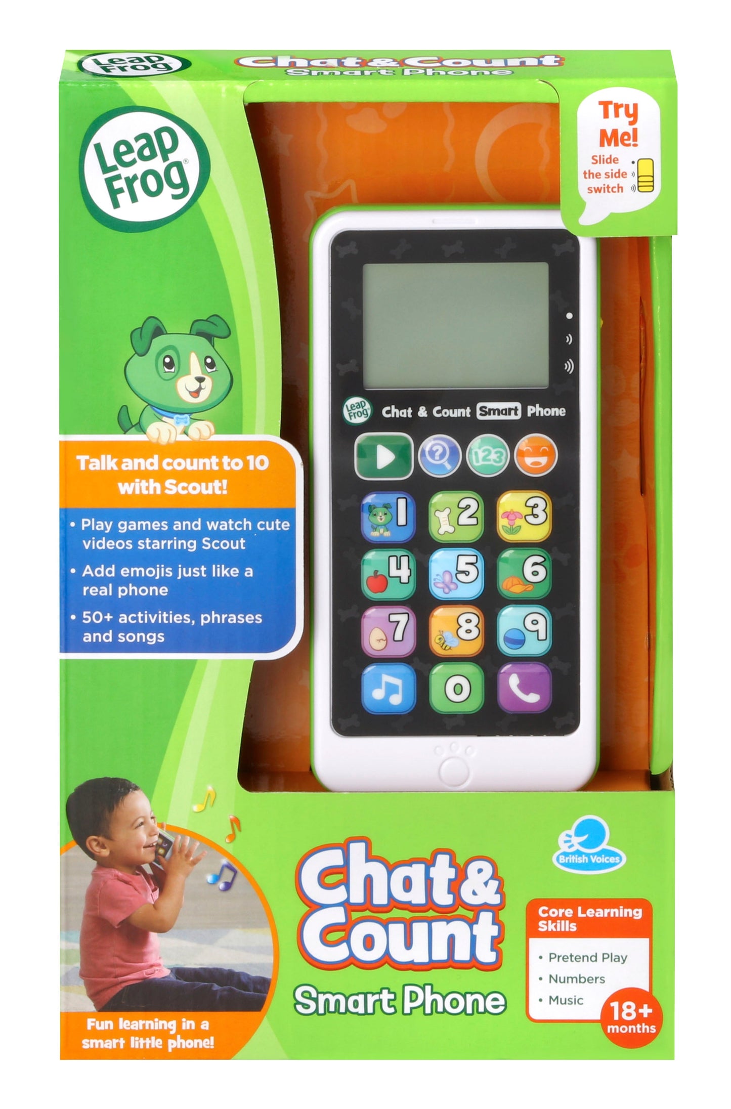 LeapFrog Chat And Count Smart Phone Assorted Styles