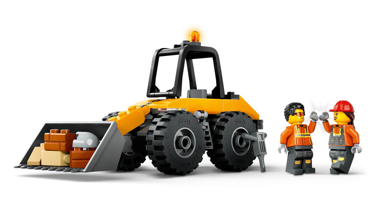LEGO 60450 City Yellow Construction Wheel Loader