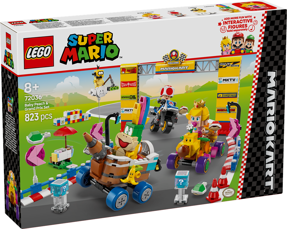 LEGO 72036 Super Mario Mario Kart™ – Baby Peach & Grand Prix Set