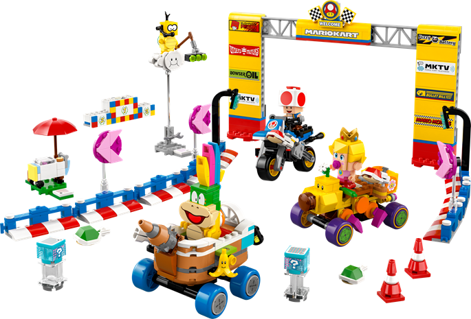 LEGO 72036 Super Mario Mario Kart™ – Baby Peach & Grand Prix Set