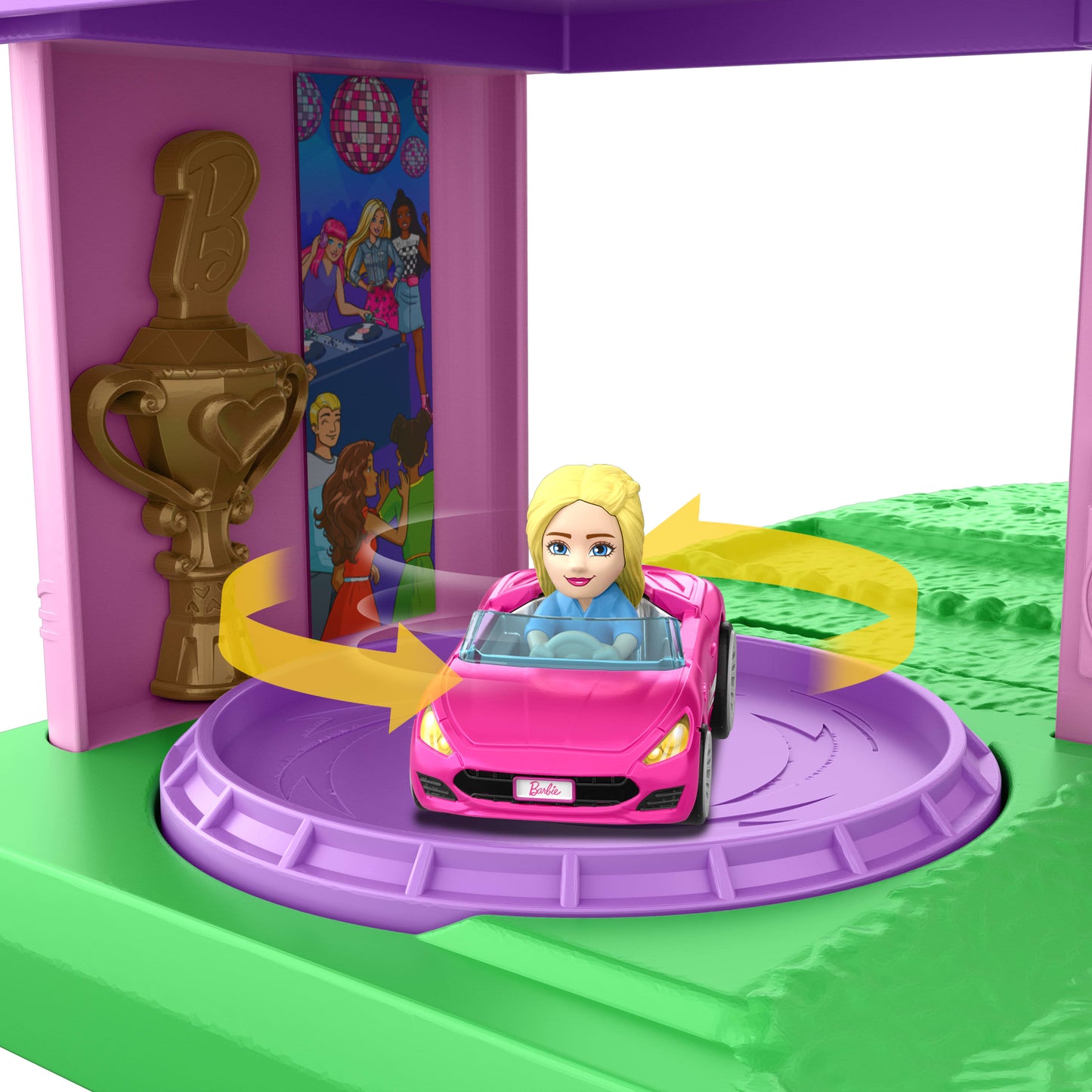 Hot Wheels Racer Verse Barbie Spiral Race Trackset