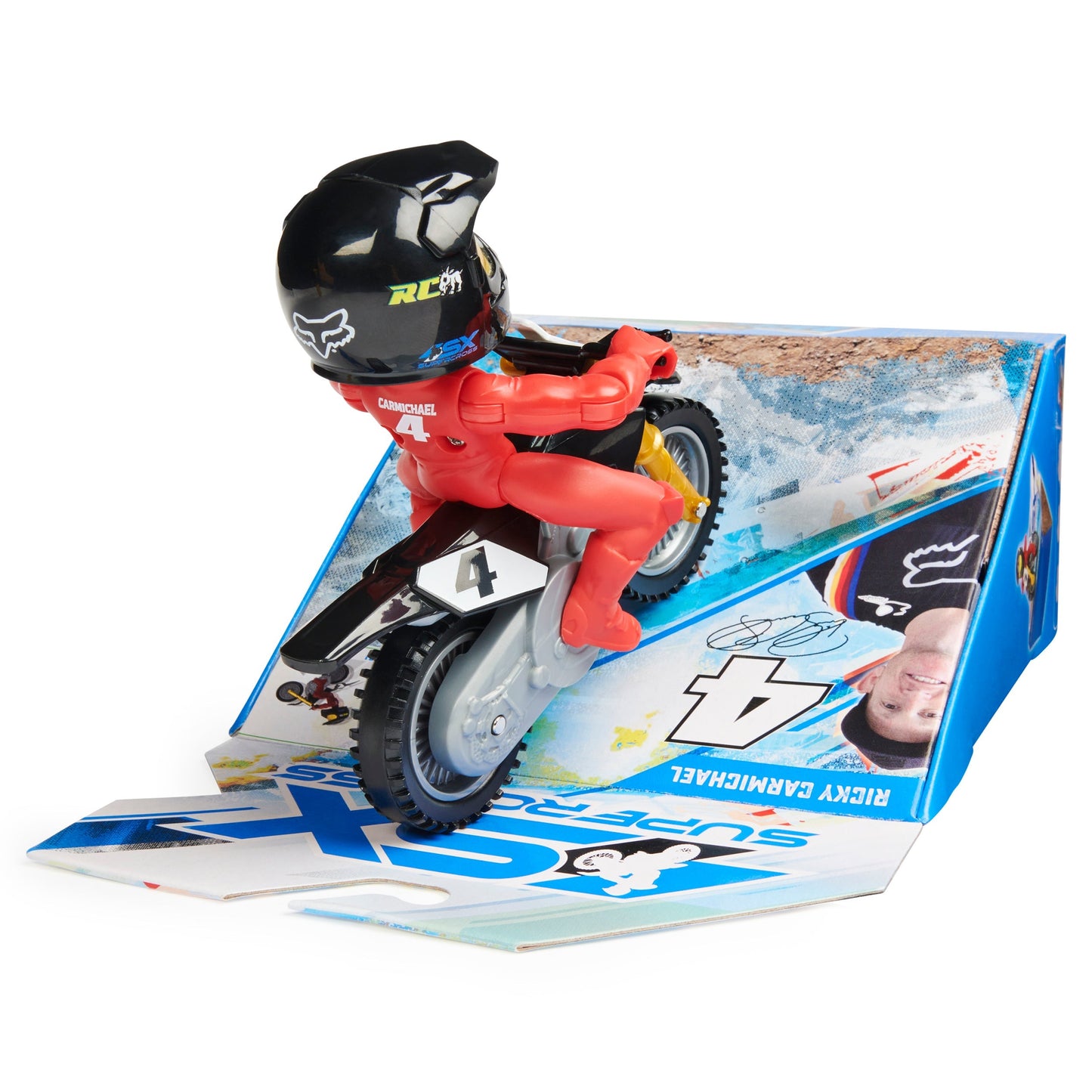 SX Supercross Race And Wheelie Feature Motorcycle - 4 Ricky Carmichael