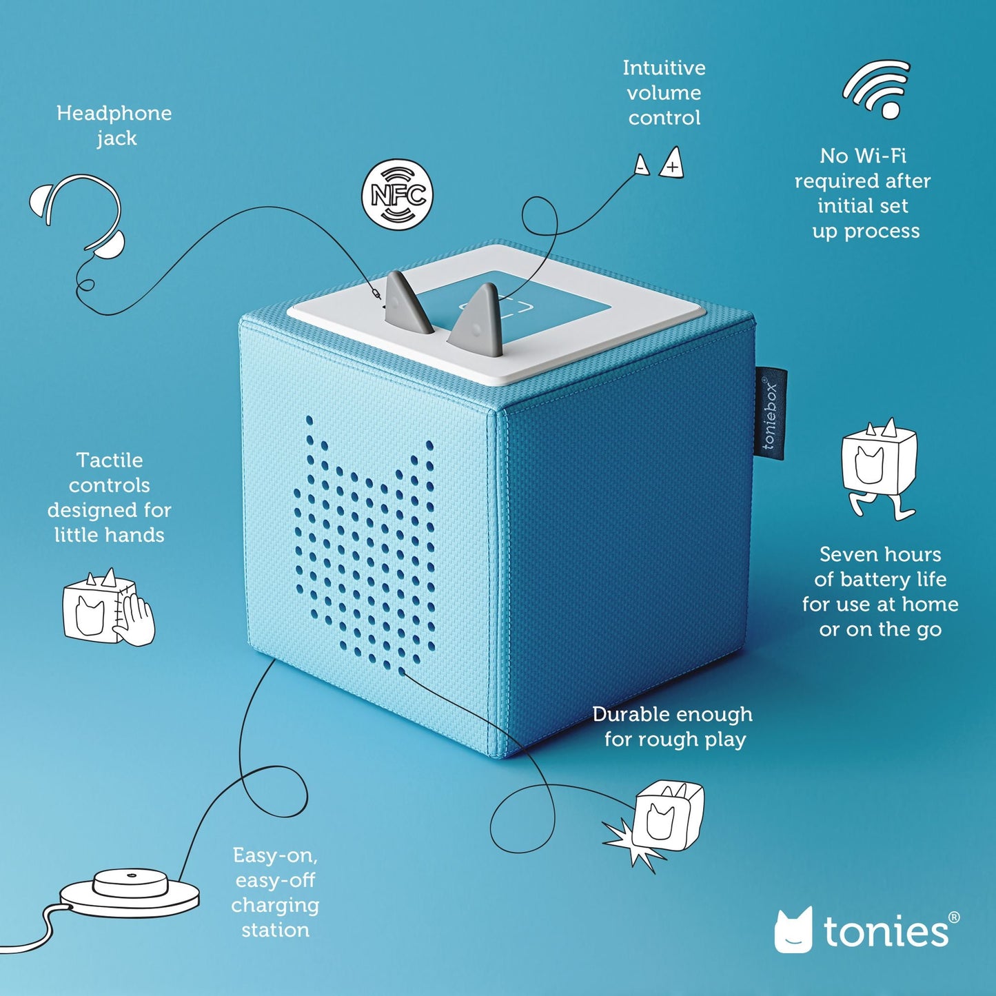 Tonies Toniebox Playtime Puppy Starter Set - Light Blue