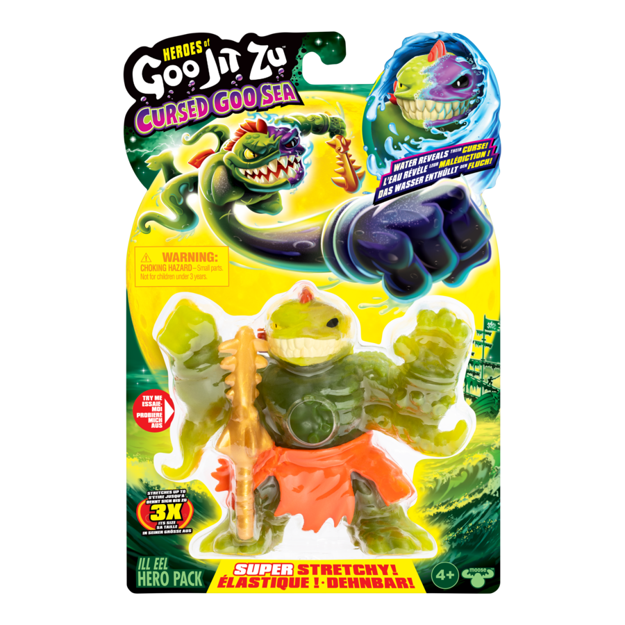 Heroes Of Goo Jit Zu Cursed Goo Sea S10 Hero Pack - Ill Eel