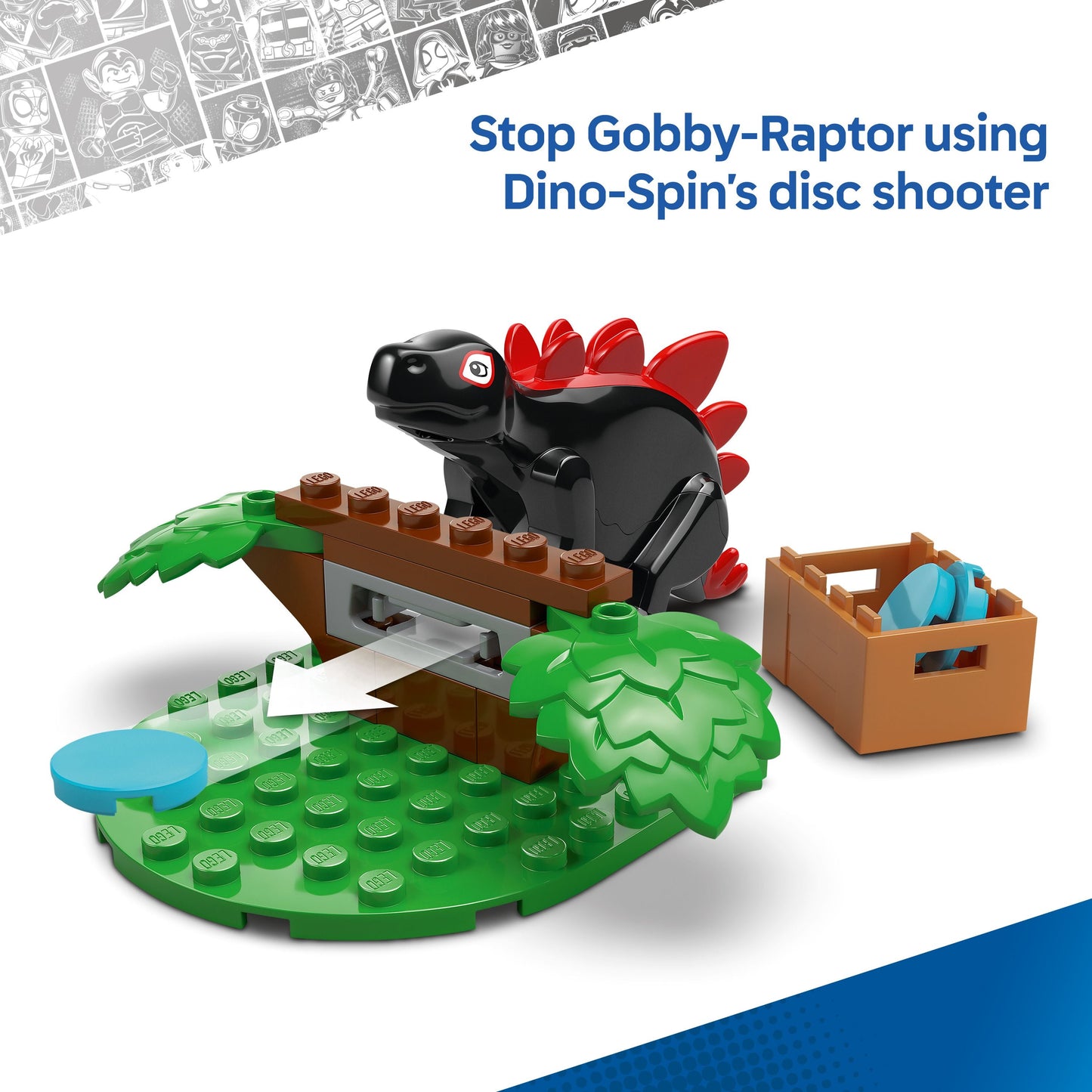 LEGO 11200 Marvel Spidey and His Amazing Friends Spidey and Gobby's Raptor Battle at Tree House HQ
