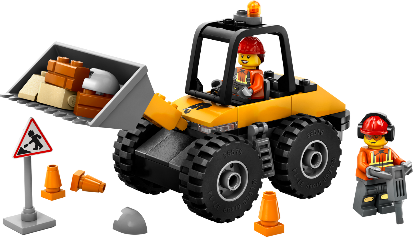 LEGO 60450 City Yellow Construction Wheel Loader