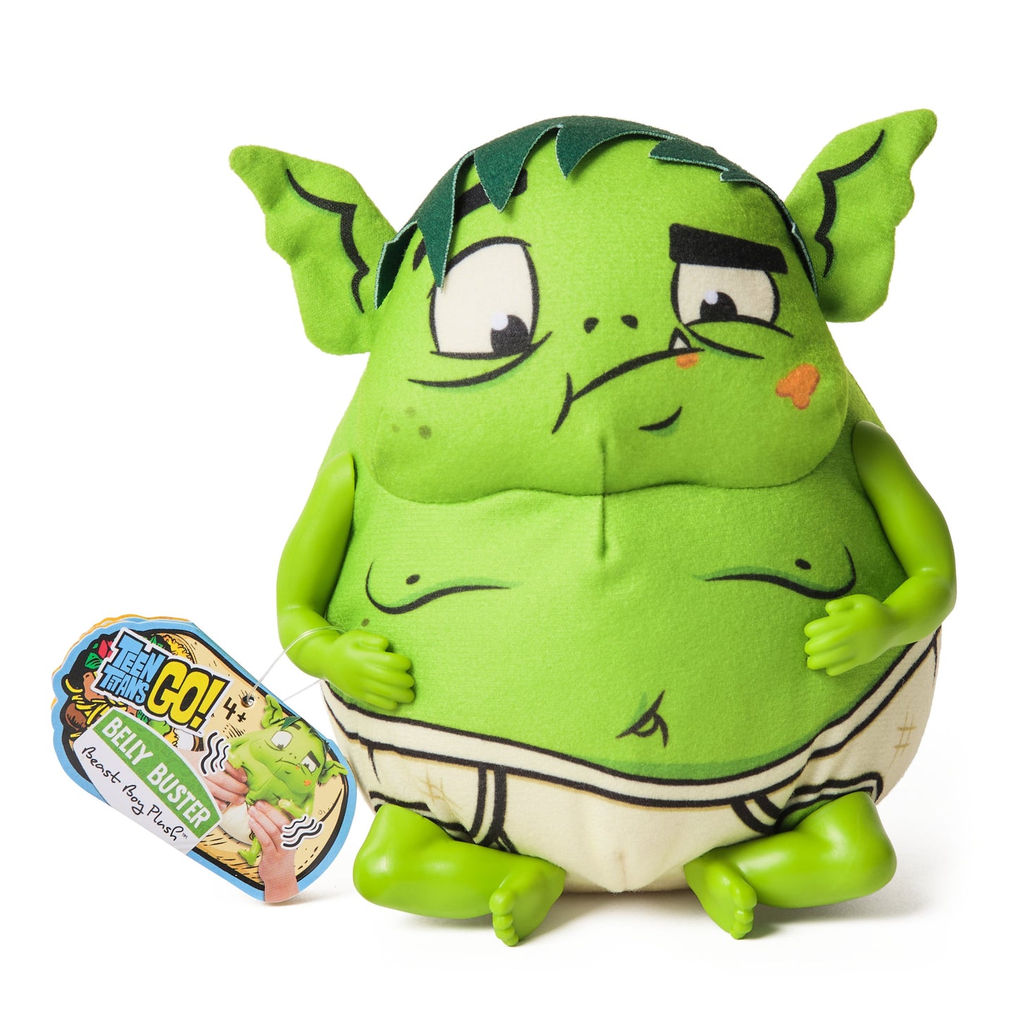 Teen Titans Go Belly Buster Beast Boy Plush
