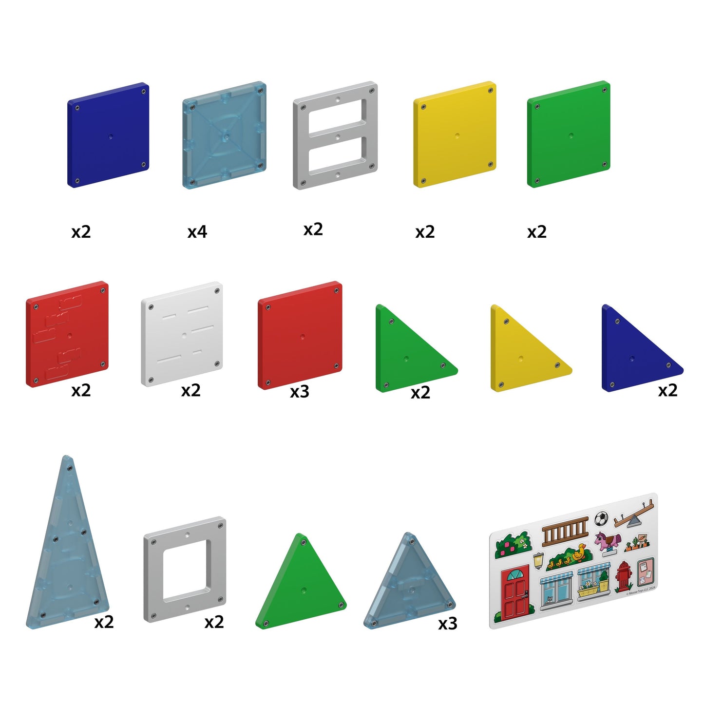 Tile Town Expansion Tile Set 32 Pieces