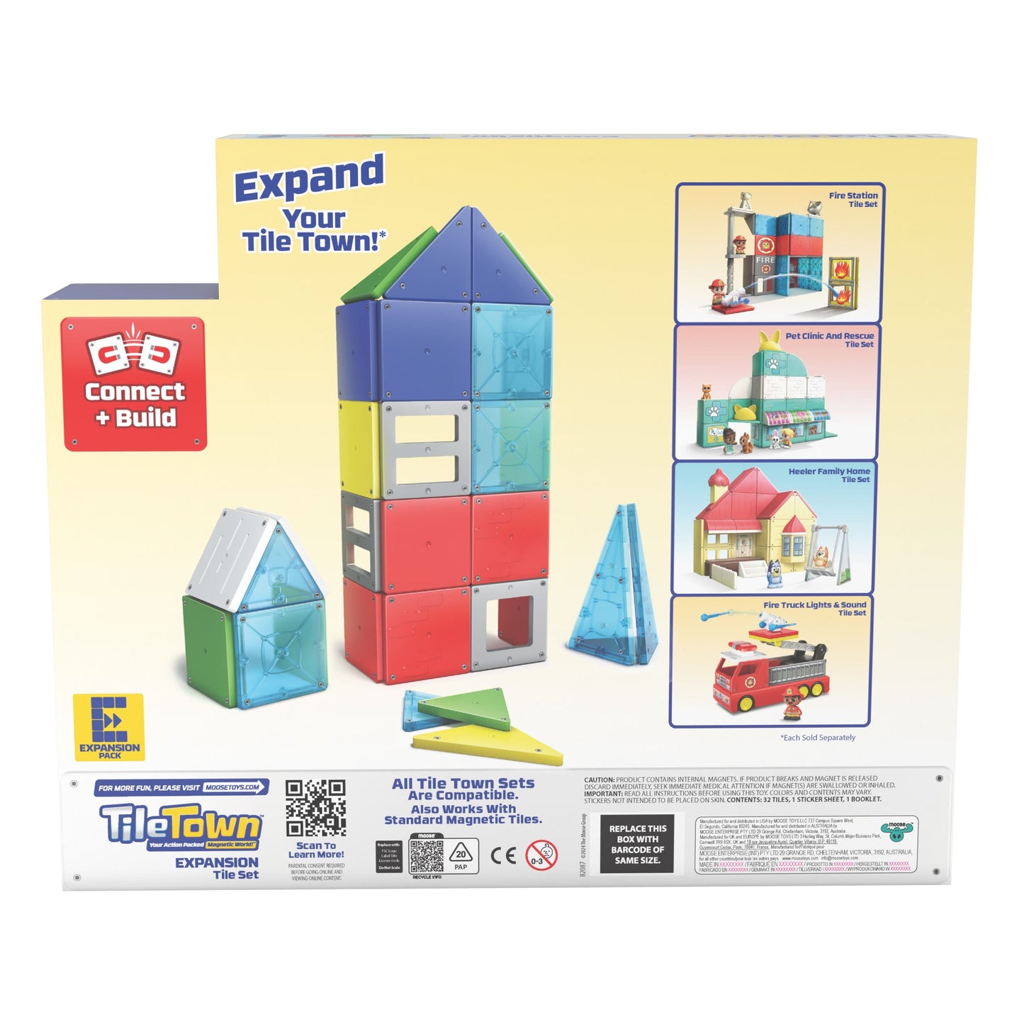 Tile Town Expansion Tile Set 32 Pieces