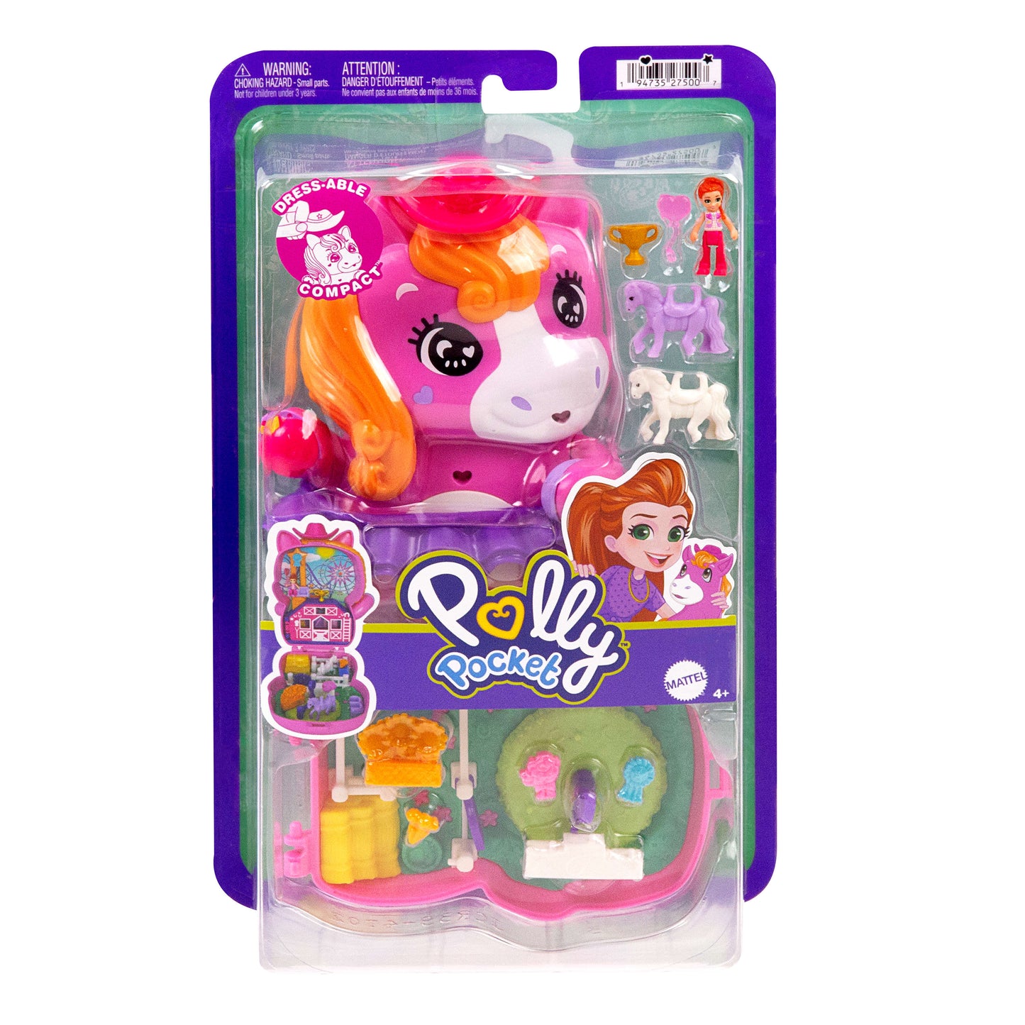 Polly Pocket Set - Pony Rodeo Compact
