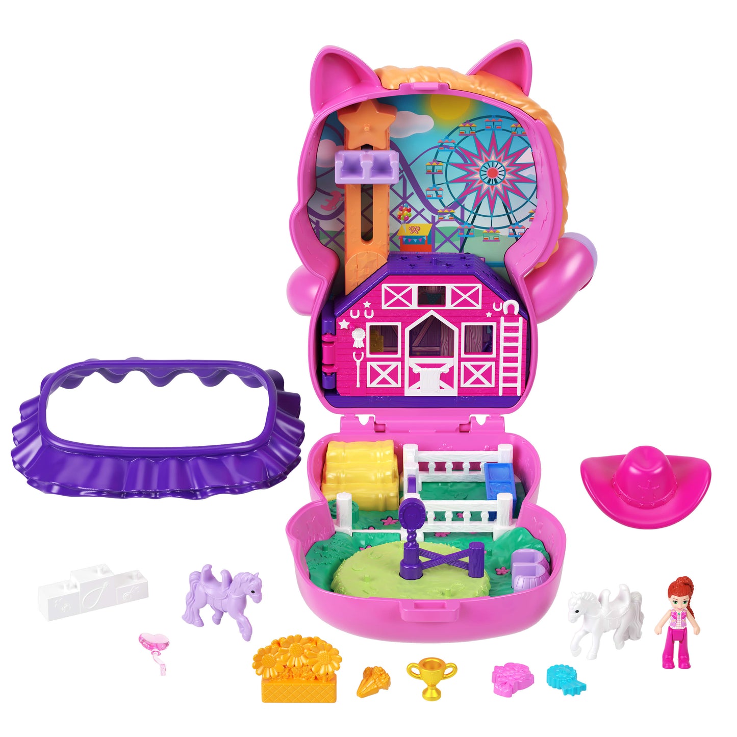 Polly Pocket Set - Pony Rodeo Compact