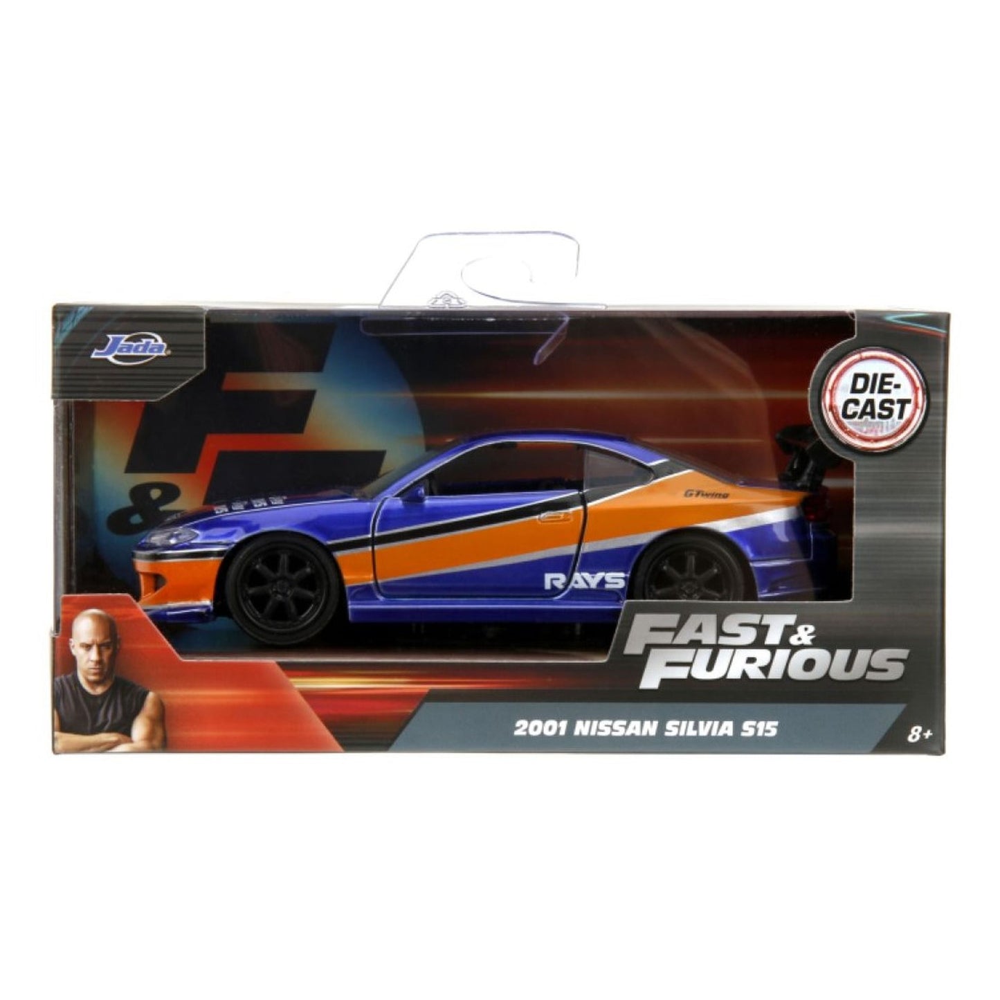 Jada 1:32 Fast & Furious 2001 Nissan Silvia S15