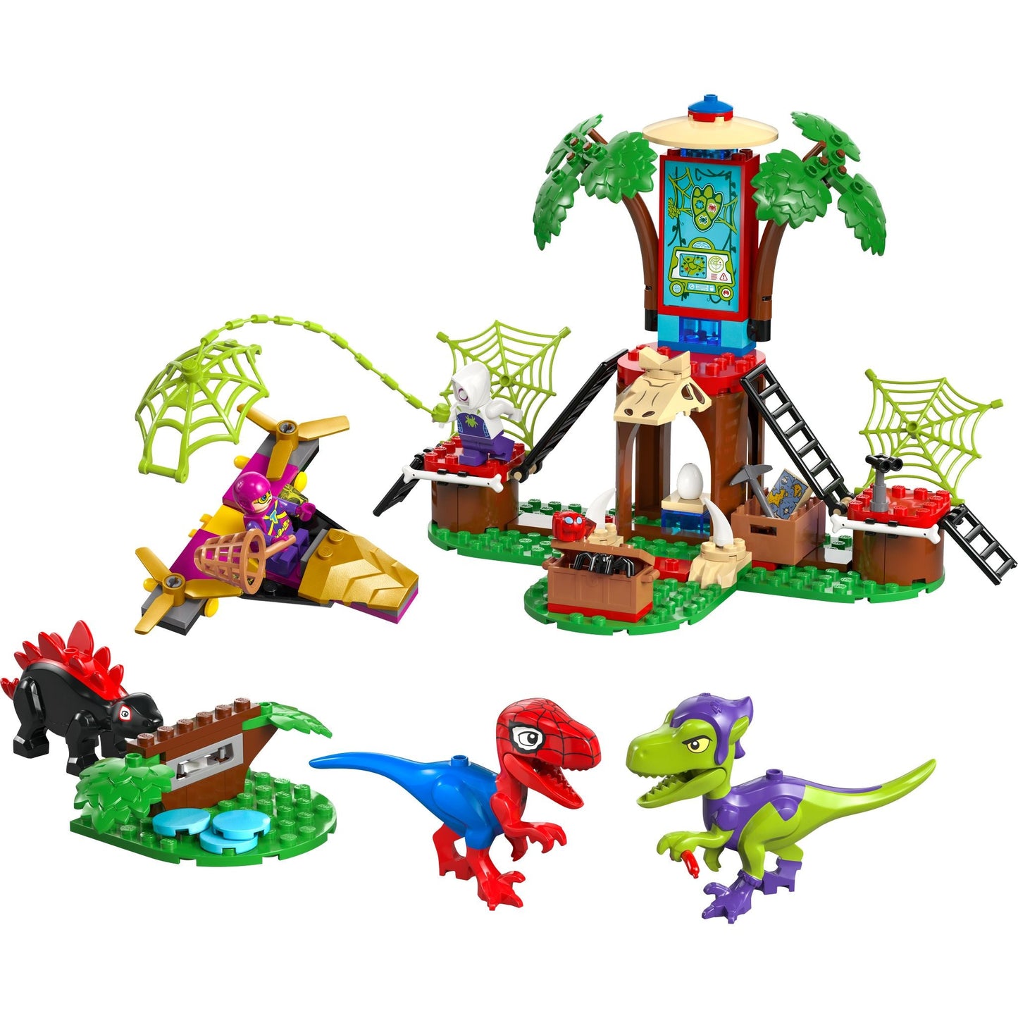 LEGO 11200 Marvel Spidey and His Amazing Friends Spidey and Gobby's Raptor Battle at Tree House HQ