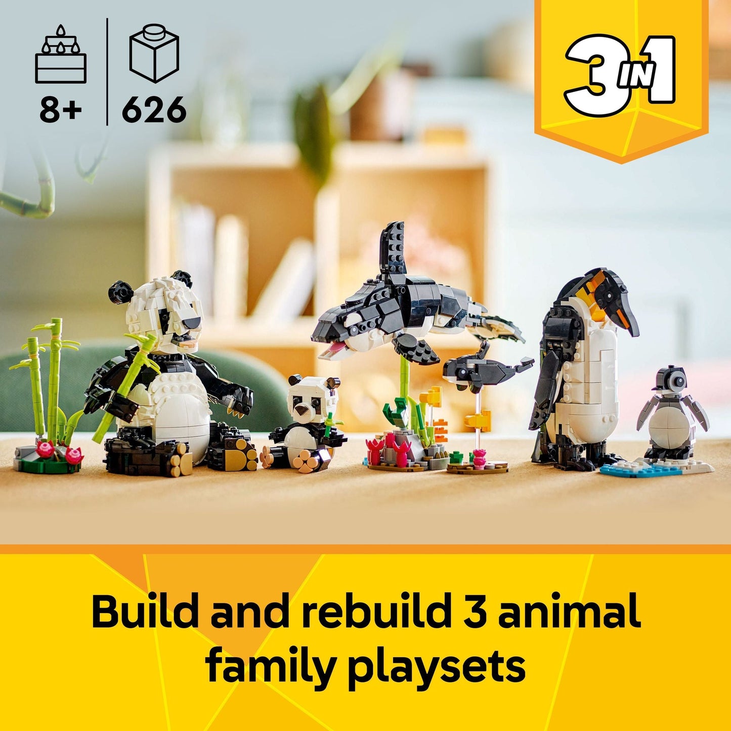 LEGO 31165 Creator Wild Animals: Panda Family