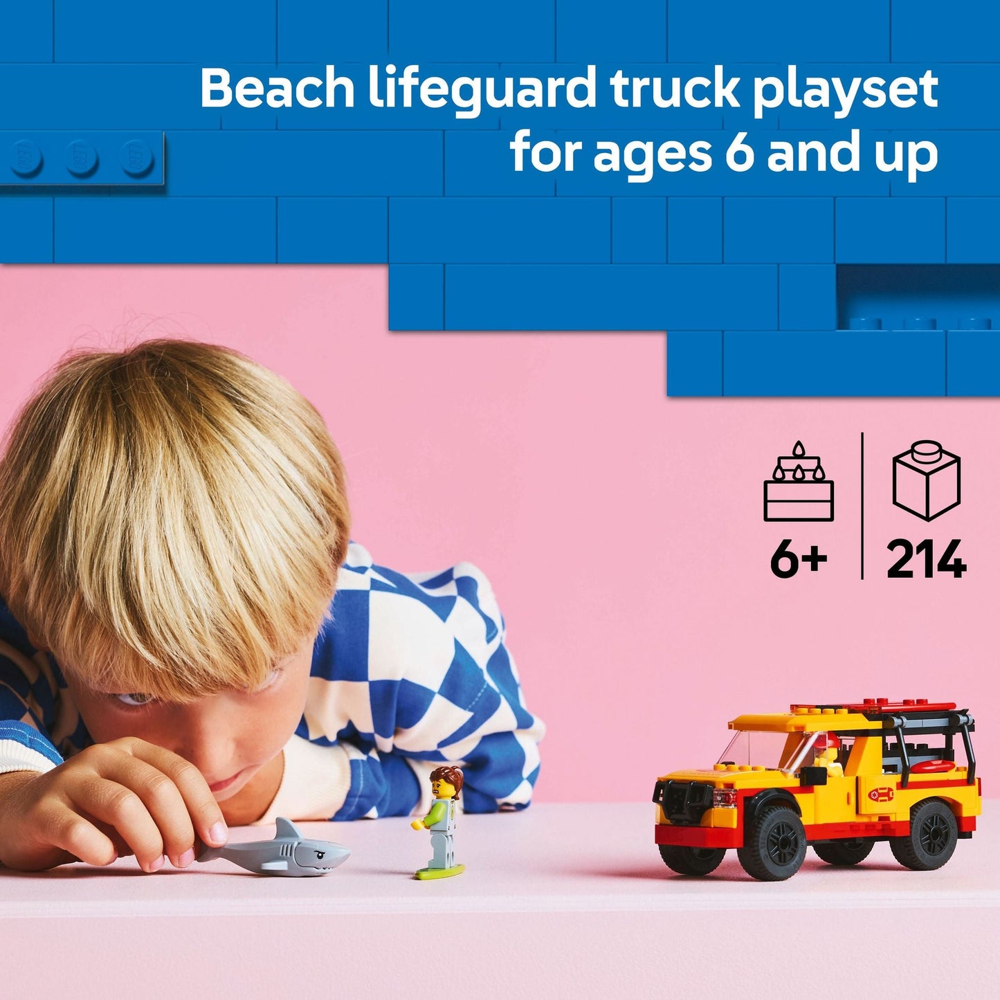 LEGO 60453 City Lifeguard Beach Rescue Truck