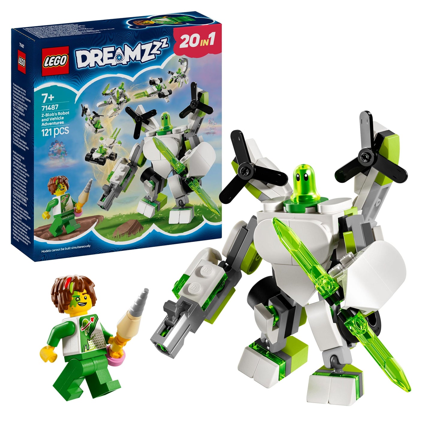 LEGO 71487 DREAMZzz Z-Blob's Robot and Vehicle Adventures