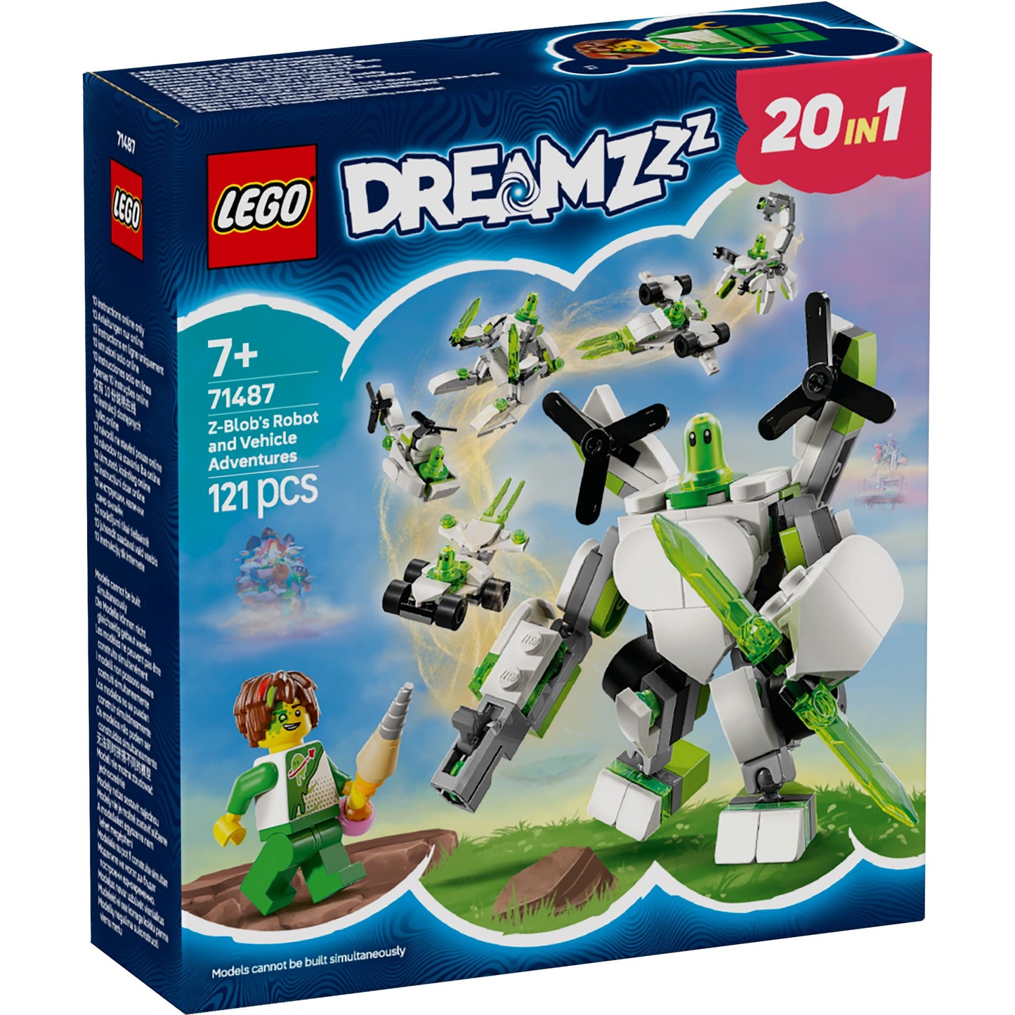 LEGO 71487 DREAMZzz Z-Blob's Robot and Vehicle Adventures