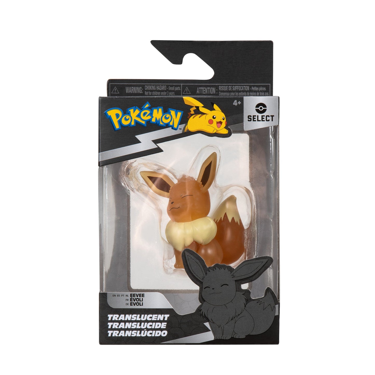 Pokemon Select Battle Figure Translucent Eevee PKW3187