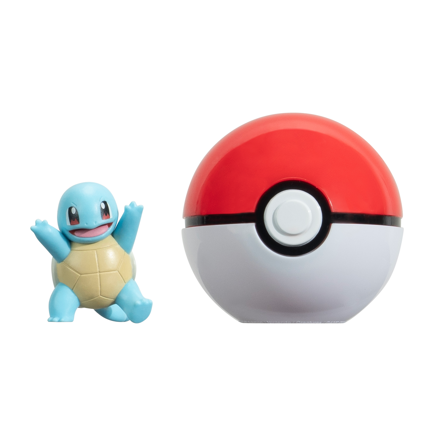 Pokemon Clip N Go Squirtle #3 & Poké Ball