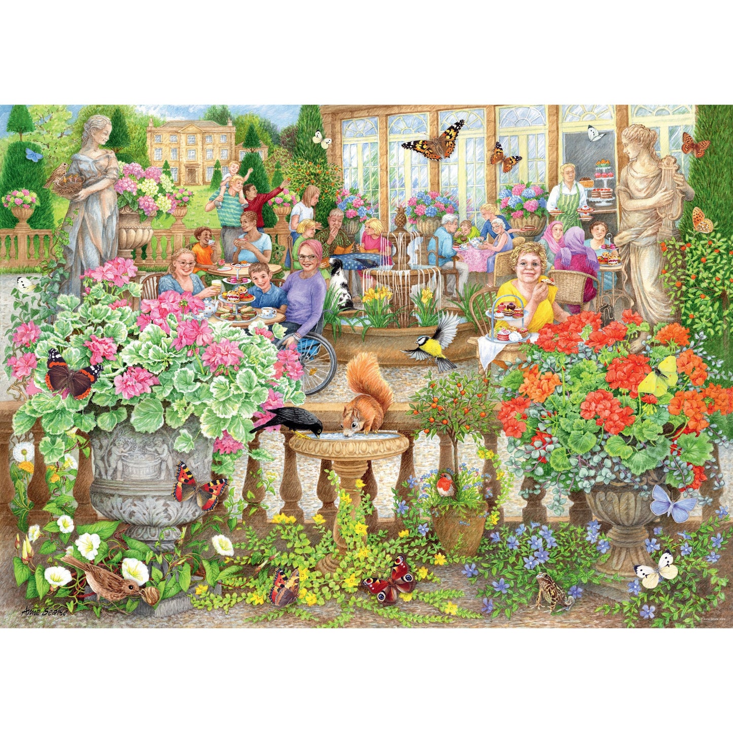 Ravensburger Cozy Café No.2: Secret Garden 1000 Piece Puzzle