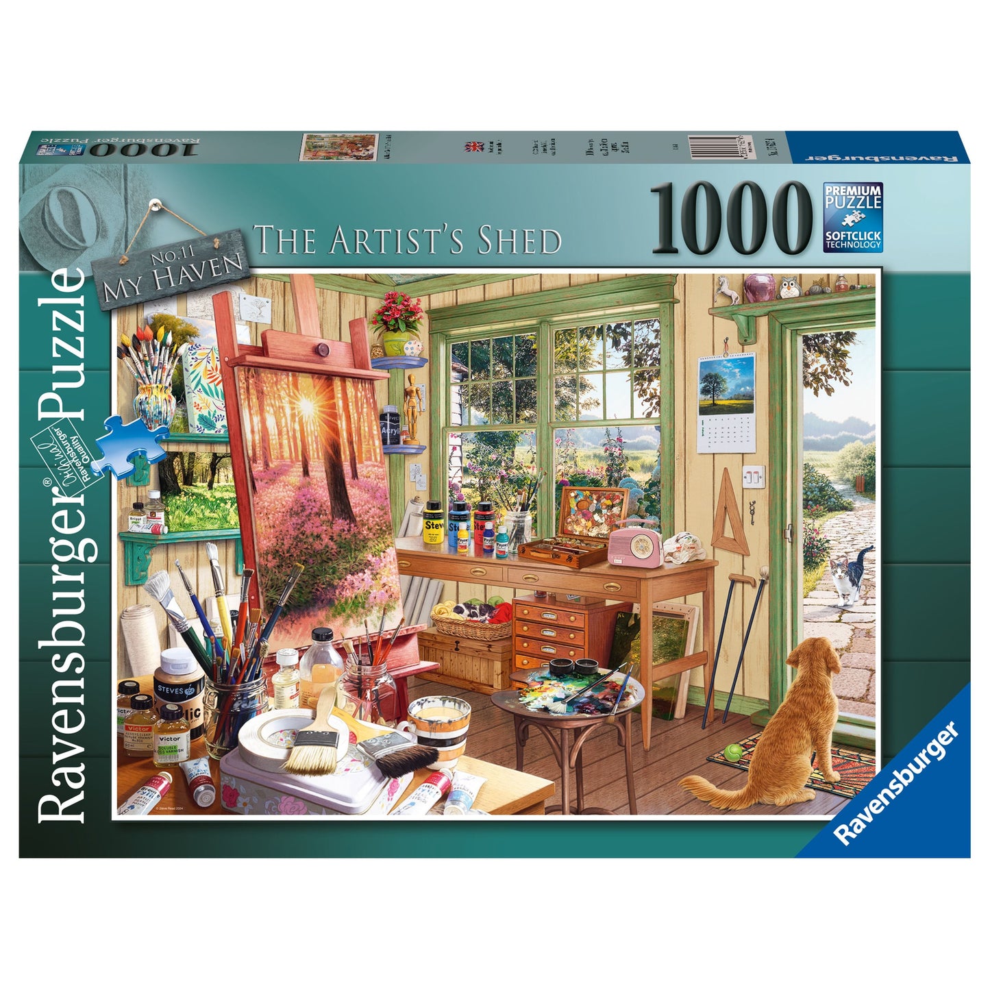 Ravensburger Haven No. 11: Artist's Shed 1000 Piece Puzzle