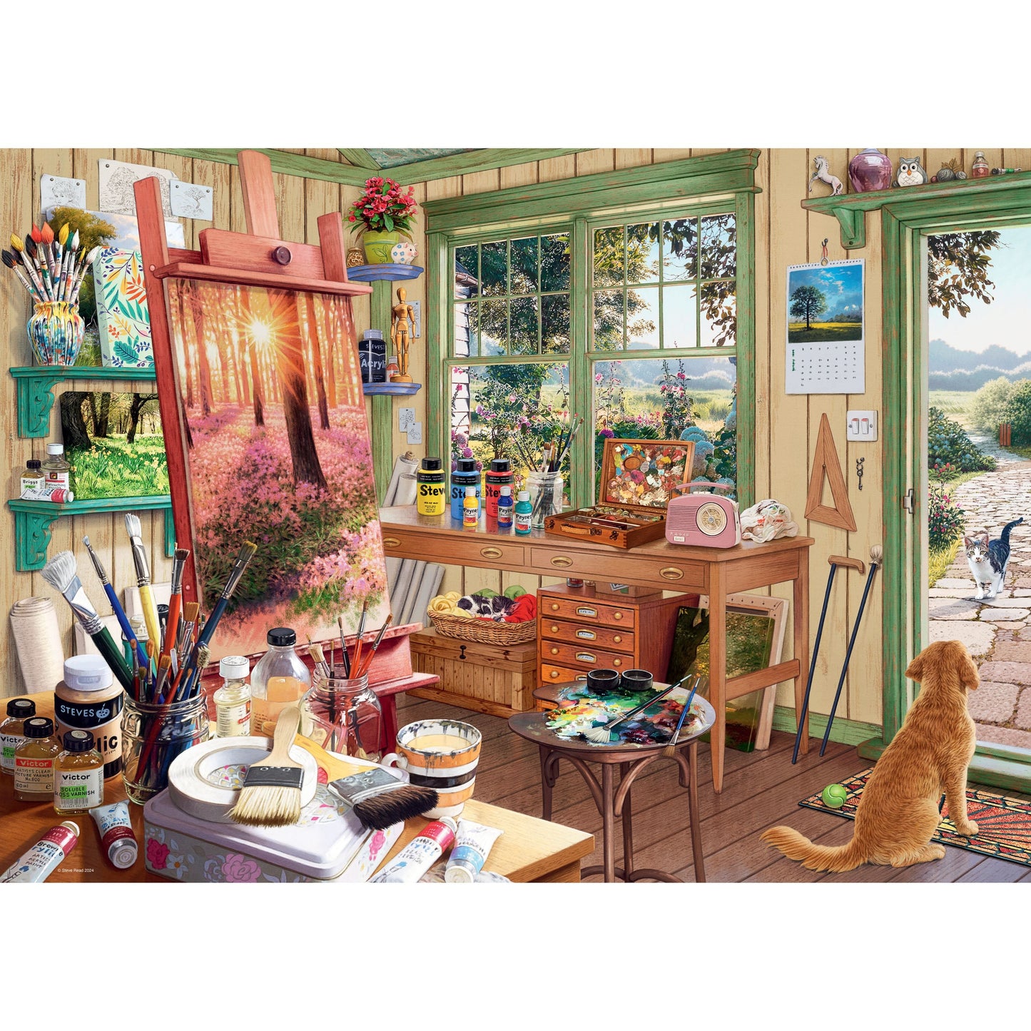 Ravensburger Haven No. 11: Artist's Shed 1000 Piece Puzzle