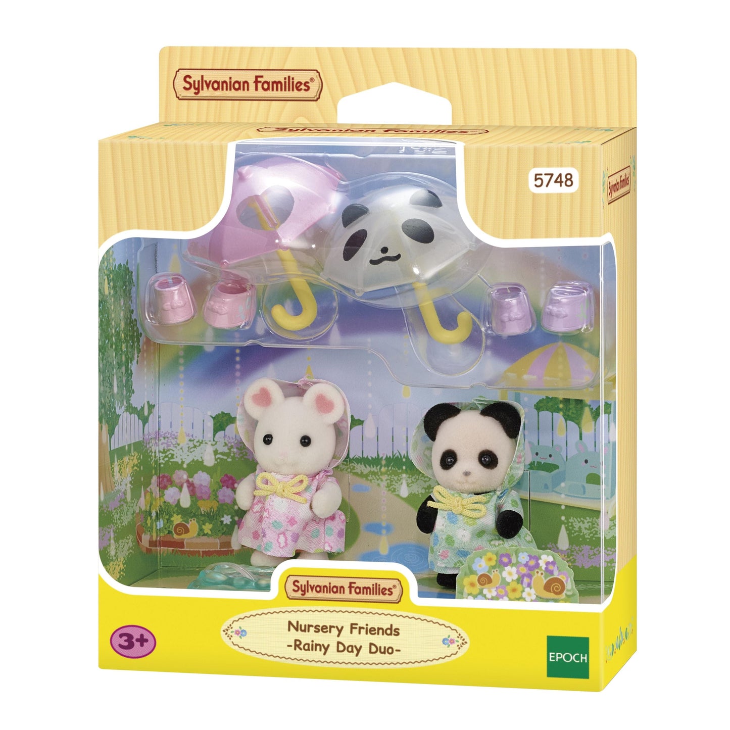 Sylvanian Families Nursery Friends - Rainy Day Duo