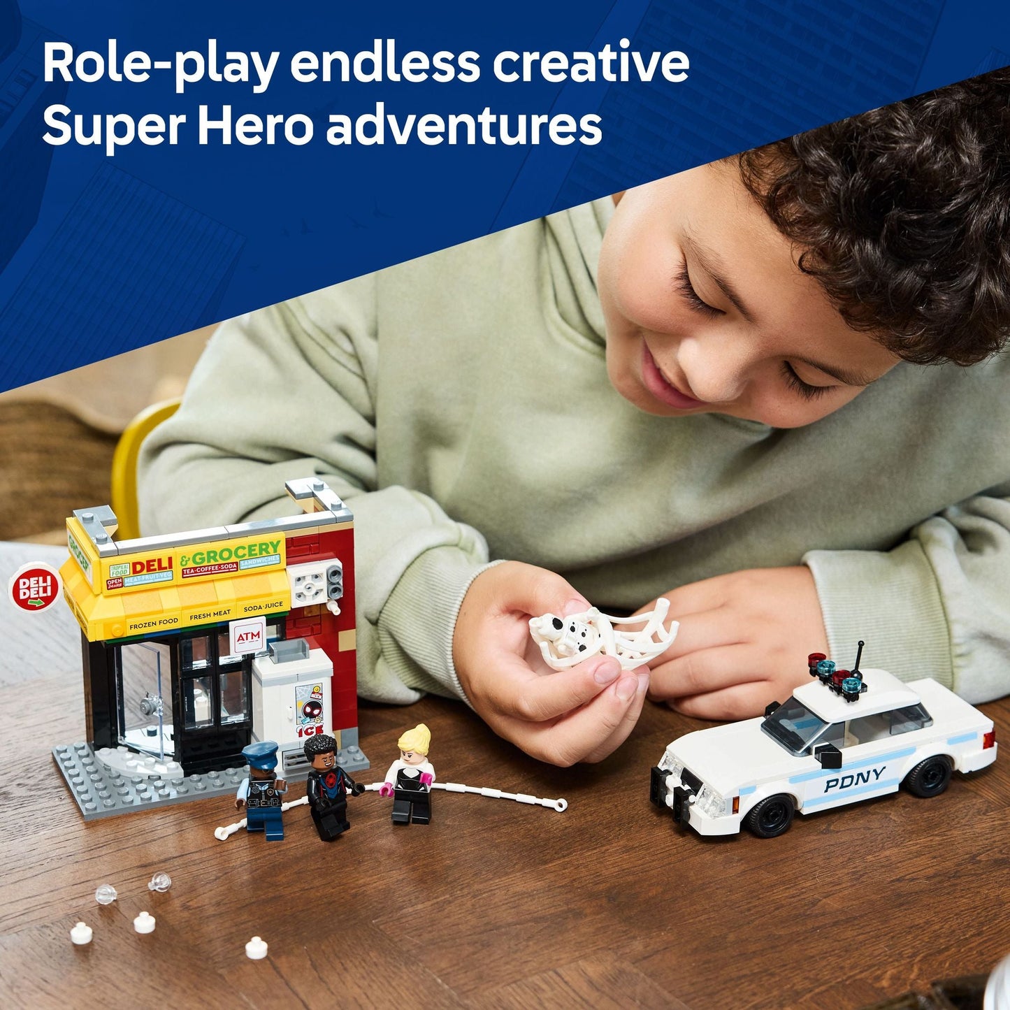 LEGO 76311 Marvel Super Heroes Spider-Verse: Miles Morales vs. The Spot
