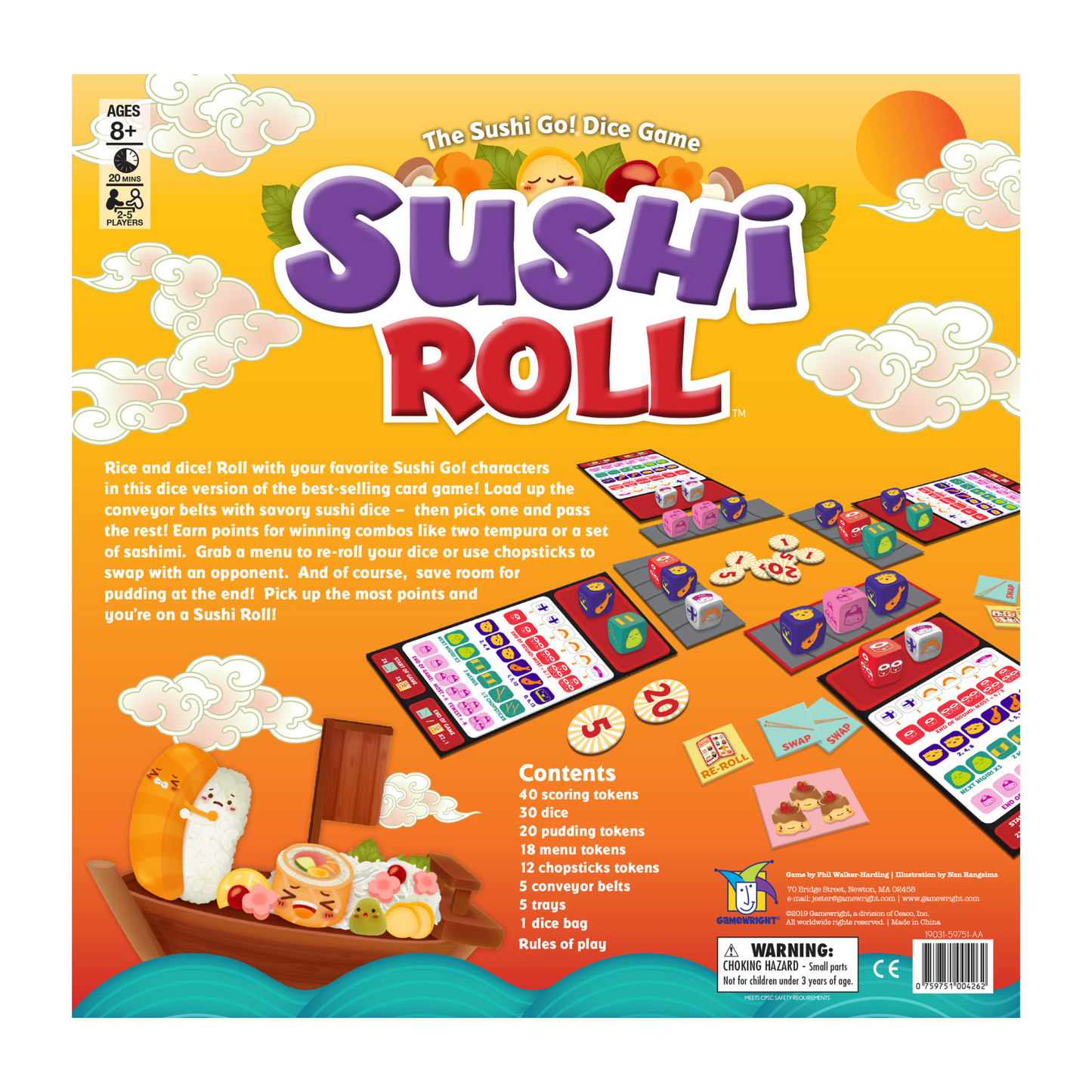 Sushi Roll - The Sushi Go! Dice Game