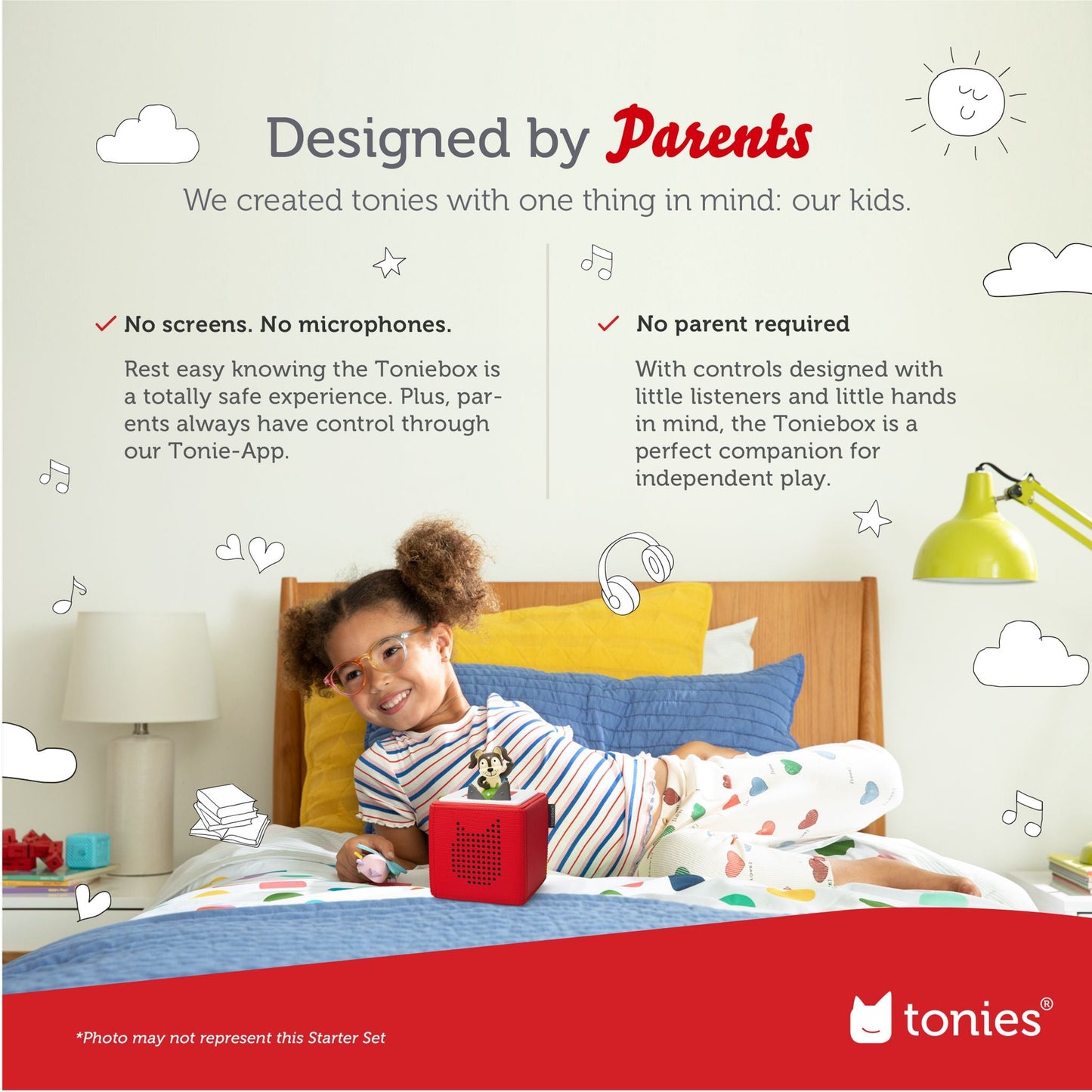 Tonies Toniebox Playtime Puppy Starter Set - Red