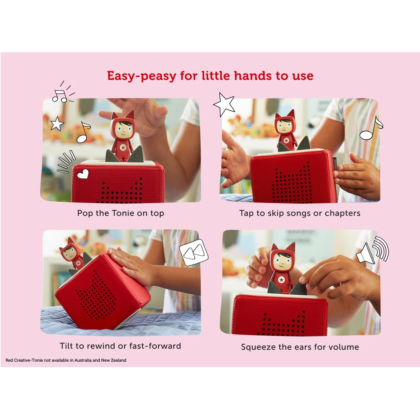 Tonies Toniebox Playtime Puppy Starter Set - Red