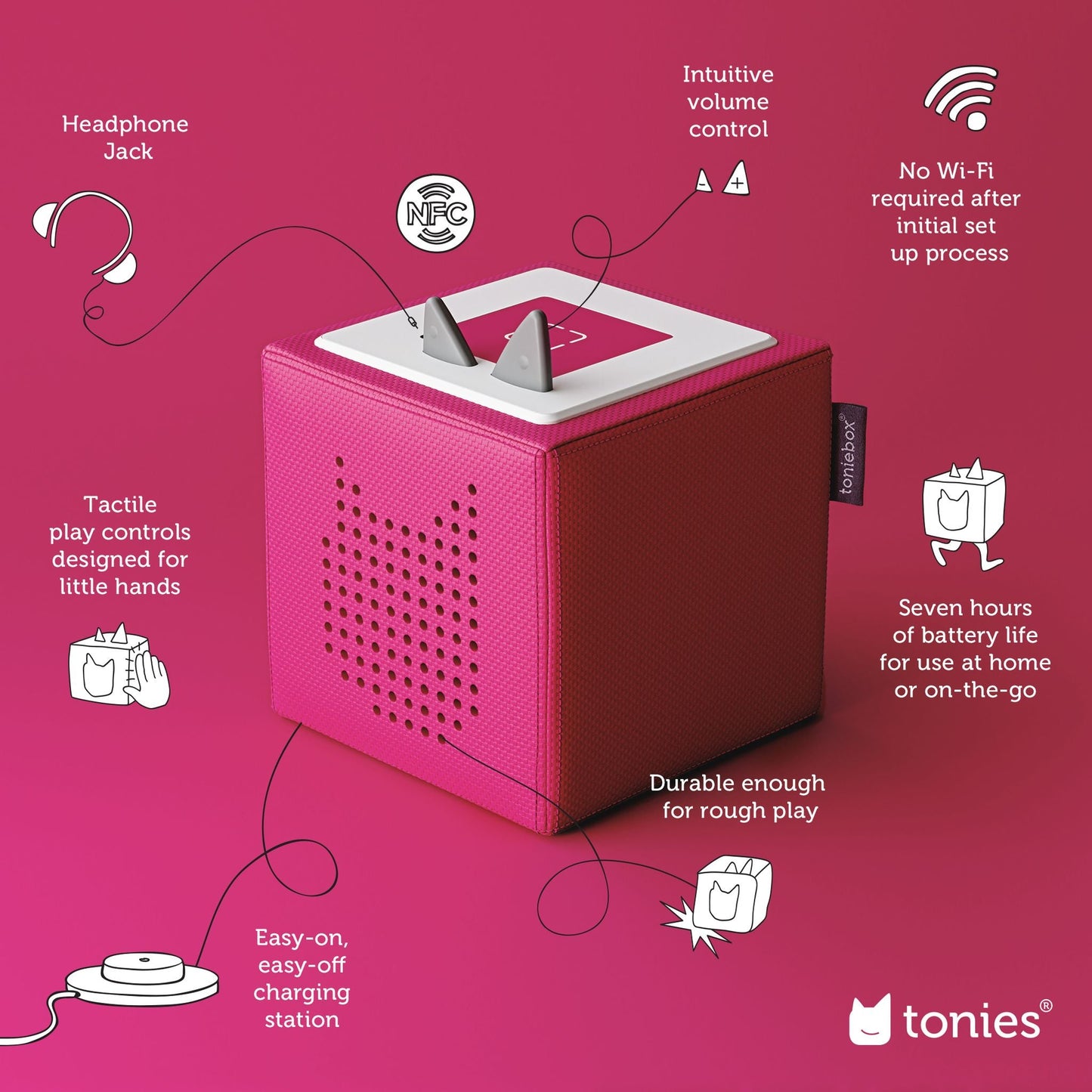Tonies Toniebox Playtime Puppy Starter Set - Pink