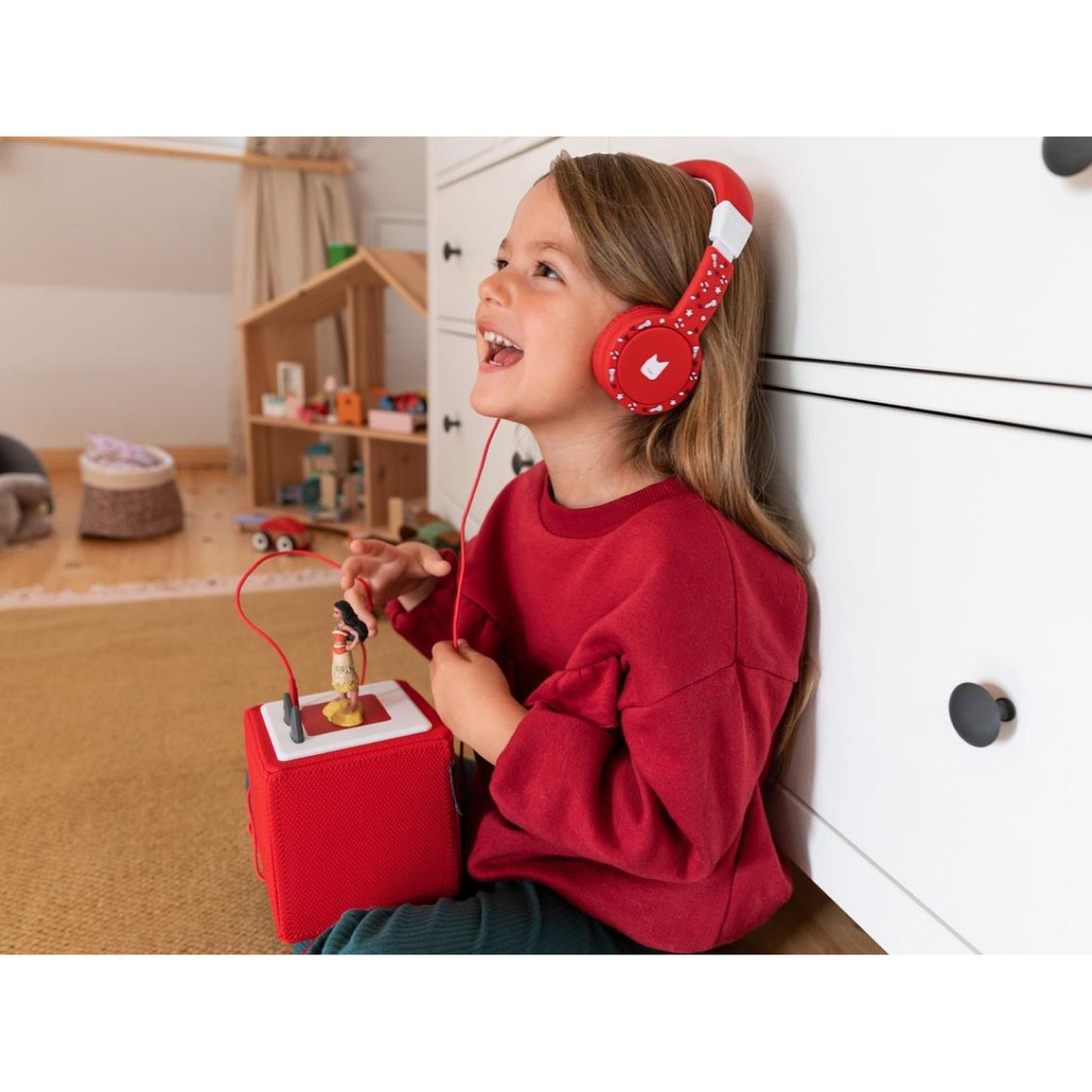 Tonies Foldable Headphones - Red