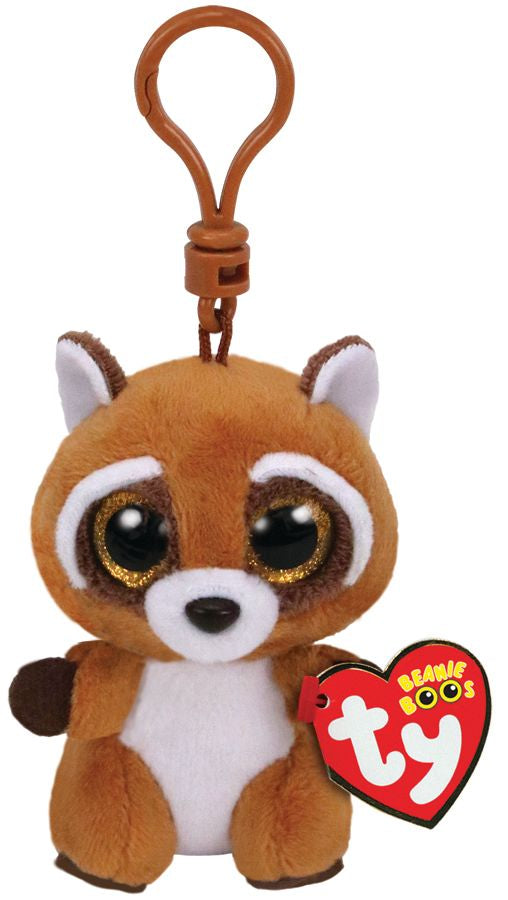 Ty Beanie Boos Clip - Rusty The Raccoon